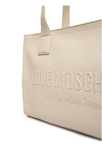 Love Moschino - LOVE MOSCHINO Torebka JC4045PP1OLE0110 Écru. Kolor: kremowy. Materiał: skórzane #6
