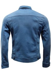 Lee - LEE ZIP JACKET MĘSKA KURTKA JEANSOWA BB FINISH L89DCGBB. Materiał: jeans