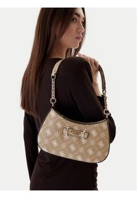 Guess Torebka Carrie Logo HWGP98 98180 Beżowy. Kolor: beżowy. Materiał: skórzane #1