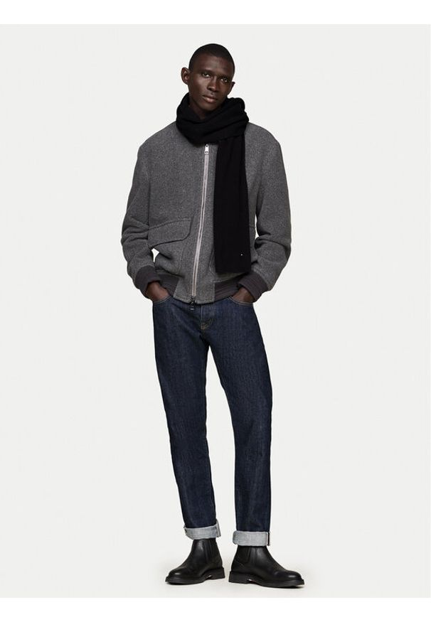 TOMMY HILFIGER - Tommy Hilfiger Szalik Flag AM0AM12847 Czarny. Kolor: czarny. Materiał: bawełna, materiał
