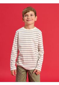 Sinsay - Koszulka z długimi rękawami w paski - wielobarwny. Długość rękawa: długi rękaw. Długość: długie. Wzór: paski #1