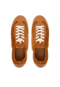 Polo Ralph Lauren Sneakersy Pony 804972893001 Brązowy. Kolor: brązowy. Materiał: skóra, zamsz #3