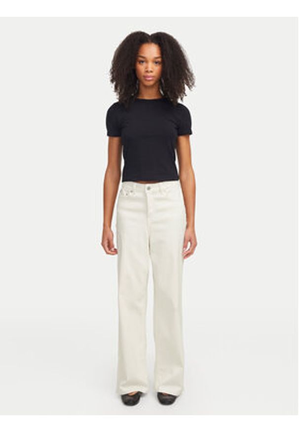 JJXX Jeansy Tokyo 12269078 Écru Wide Leg