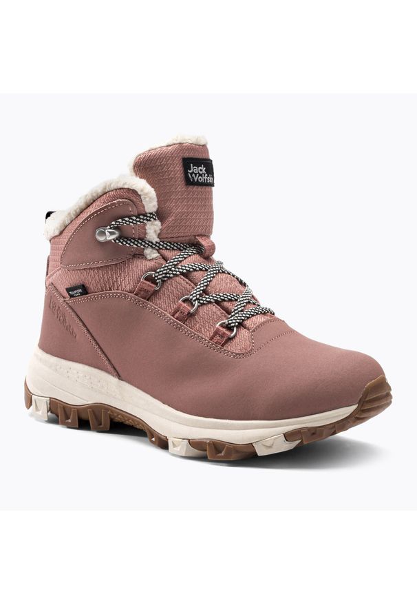 Buty trekkingowe damskie Jack Wolfskin Everquest Texapore Mid. Kolor: różowy. Styl: sportowy