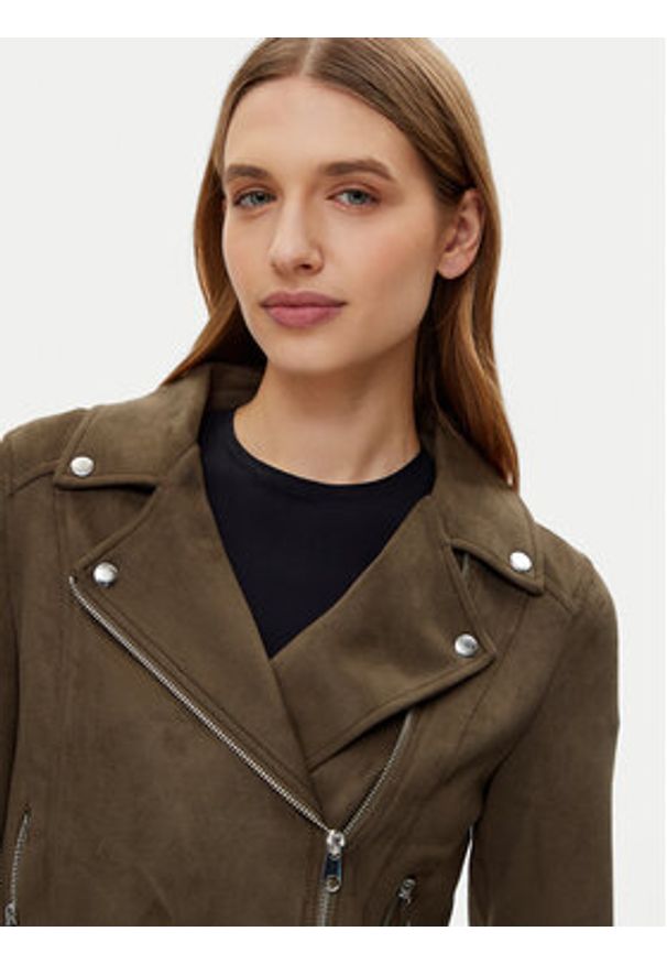 Vero Moda Kurtka z imitacji skóry Jose 10300938 Brązowy Regular Fit. Kolor: brązowy. Materiał: skóra