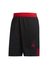 Adidas - Krótkie spodenki adidas 3G Speed Reversible. Kolor: czerwony, czarny, wielokolorowy. Długość: krótkie #1