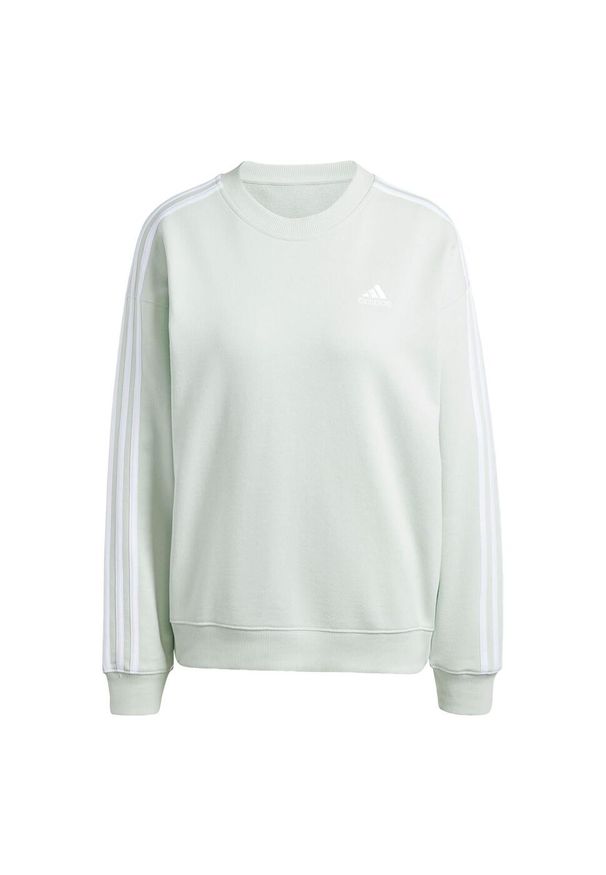 Adidas - Essentials 3-Stripes Sweatshirt. Kolor: zielony