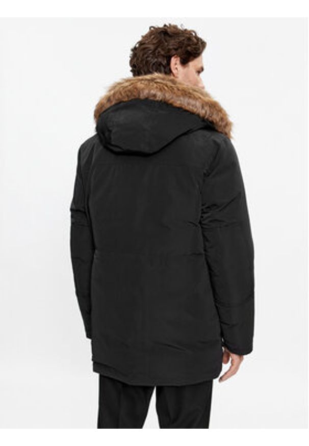 BOSS - Boss Kurtka puchowa Dadico 50499371 Czarny Regular Fit. Kolor: czarny. Materiał: syntetyk