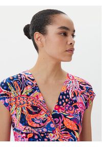 Morgan Bluzka 251-DPLAYA Kolorowy Regular Fit. Materiał: syntetyk. Wzór: kolorowy #2