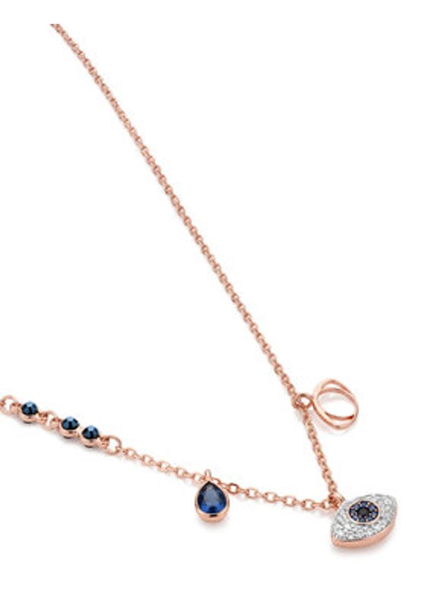 Swarovski Naszyjnik Symbolica 5736984 Różowe złoto. Materiał: metalowe. Kolor: różowy, złoty, wielokolorowy