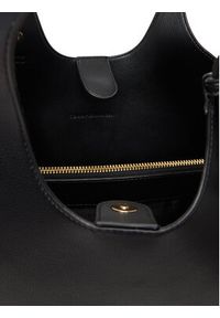 TOMMY HILFIGER - Tommy Hilfiger Torebka Th Logo Satchel AW0AW18282 Czarny. Kolor: czarny. Materiał: skórzane #3