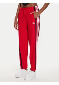 Adidas - adidas Dres Teamsport IX1109 Czerwony Slim Fit. Kolor: czerwony. Materiał: bawełna #4