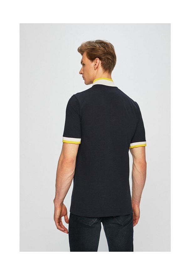 Lee - LEE ZIPPED POLO MĘSKA KOSZULKA POLO SKY CAPTAIN L62VJWHY 112114865. Typ kołnierza: polo