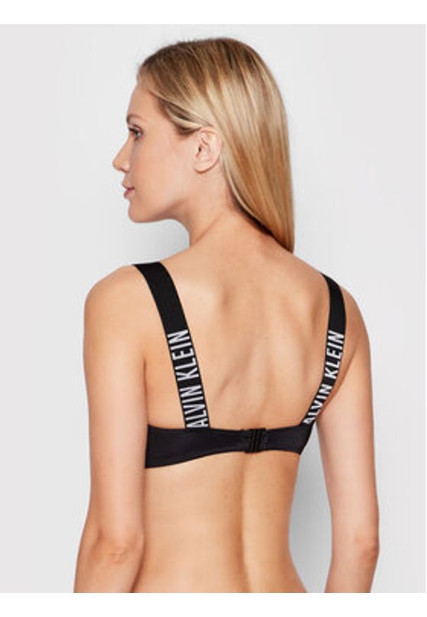 Calvin Klein Swimwear Góra od bikini KW0KW01825 Czarny. Kolor: czarny. Materiał: syntetyk