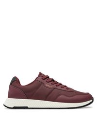 BOSS Sneakersy Titanium 50523180 Bordowy. Kolor: czerwony. Materiał: materiał