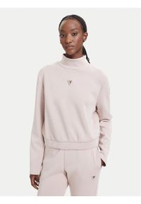 Guess Bluza V4YQ05 KCAY2 Różowy jasny Regular Fit. Kolor: różowy. Materiał: syntetyk #1