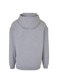 BUILD YOUR BRAND - Bluza Z Kapturem Męska Oversized. Typ kołnierza: kaptur. Kolor: szary
