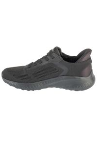 skechers - Adidasy Skechers Bob Squad Chaos - Solid Step, Mężczyźni. Kolor: czarny. Materiał: materiał. Sport: fitness
