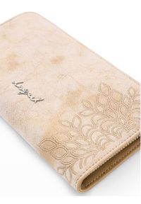 Desigual Portfel 26SAYP22 Beżowy. Kolor: beżowy. Materiał: skóra #5