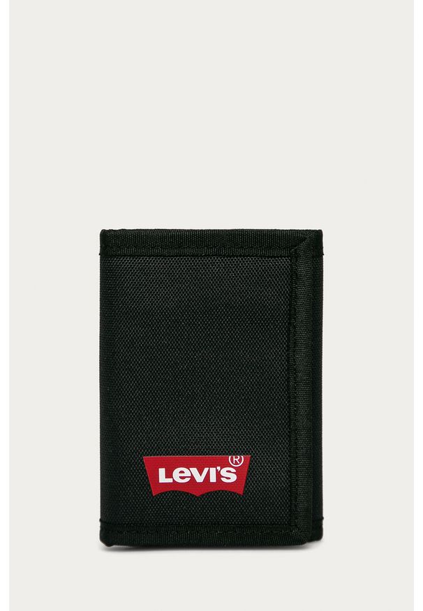 Levi's® - Levi's - Portfel. Kolor: czarny. Materiał: poliester, materiał