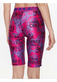 Versace Jeans Couture Szorty sportowe 74HAC106 Różowy Slim Fit. Kolor: różowy. Materiał: syntetyk #5