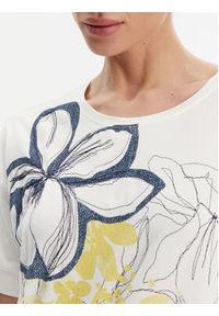 Olsen T-Shirt 11105007 Biały Relaxed Fit. Kolor: biały. Materiał: bawełna