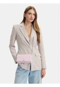 Calvin Klein Torebka Ck Wallet On Chain LV04F3319G Bordowy. Kolor: czerwony. Materiał: skórzane #1