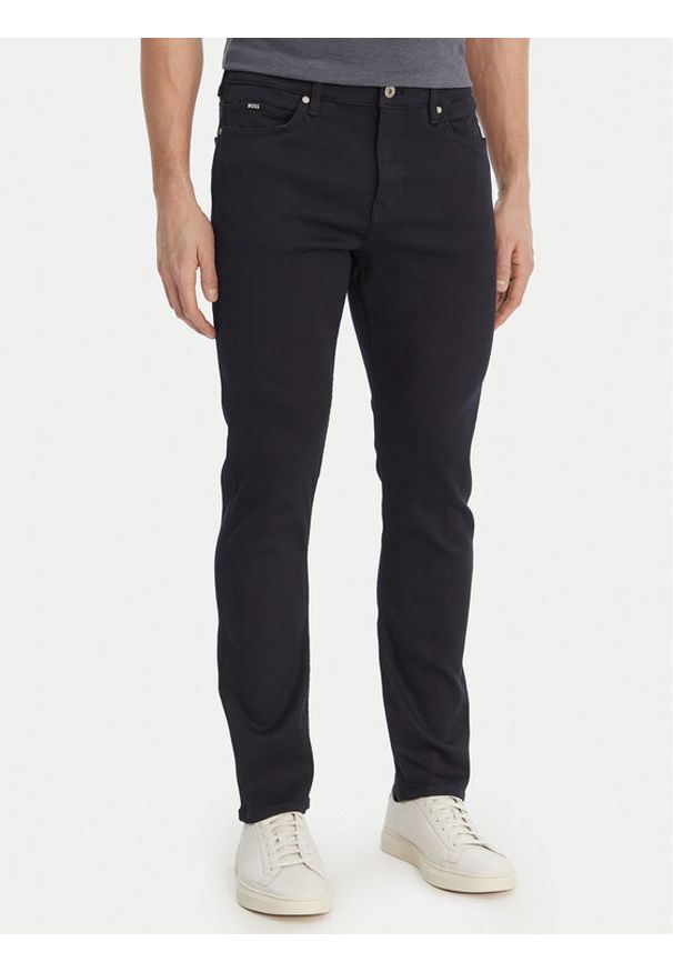 BOSS Jeansy H-Delaware 50550942 Granatowy Slim Fit. Kolor: niebieski