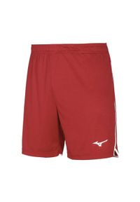 Mizuno - Męskie Spodenki Do Siatkówki HighKyu. Kolor: czerwony. Sport: siatkówka