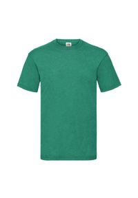 FRUIT OF THE LOOM - Męska Koszulka Valueweight. Kolor: zielony