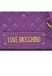Love Moschino - LOVE MOSCHINO Torebka JC4013PP1ILA0650 Fioletowy. Kolor: fioletowy. Materiał: skórzane
