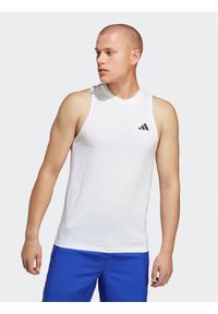 Adidas - adidas Tank top Train Essentials Feelready Training Tank Top IC6947 Biały Slim Fit. Kolor: biały. Materiał: syntetyk