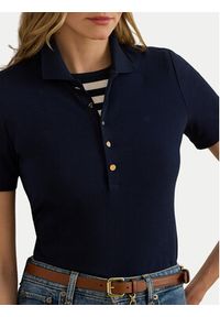 Lauren Ralph Lauren - LAUREN RALPH LAUREN Polo 200679219028 Granatowy Regular Fit. Typ kołnierza: polo. Kolor: niebieski. Materiał: bawełna #4