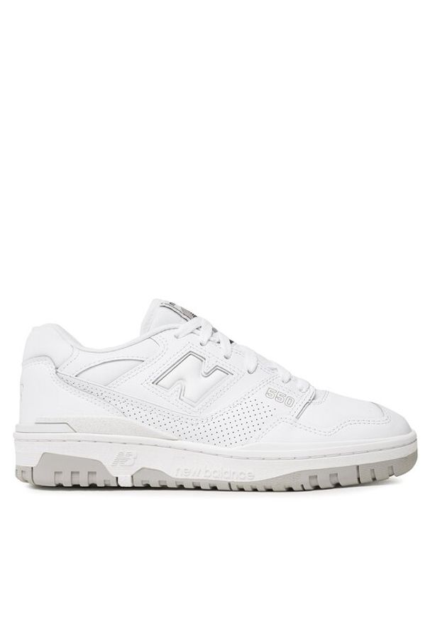 New Balance Sneakersy BB550PB1 Biały. Kolor: biały. Materiał: skóra