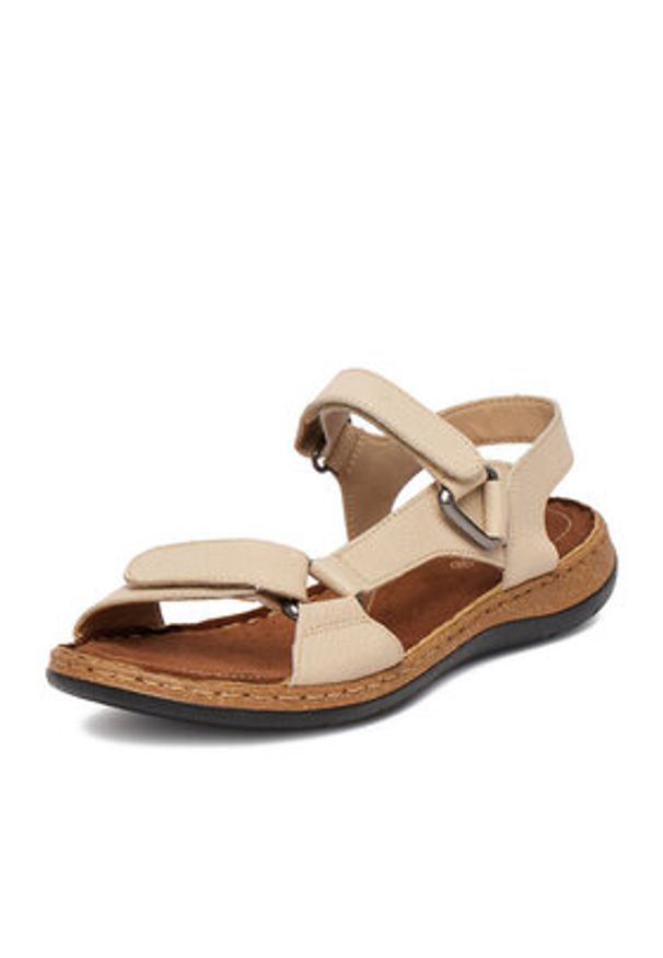 Go Soft Sandały CEO-WI23-4773-05 Beżowy. Kolor: beżowy. Materiał: skóra