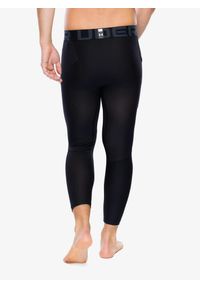 Legginsy treningowe męskie Under Armour HeatGear 3/4 Leggings. Kolor: czarny