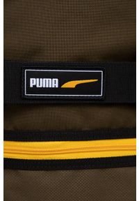 Puma plecak damski kolor zielony duży gładki. Kolor: zielony. Wzór: gładki #2