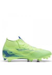 Puma - Buty piłkarskie PUMA Ultra 5 Match+ FG/AG. Kolor: zielony, żółty, fioletowy, wielokolorowy. Sport: piłka nożna