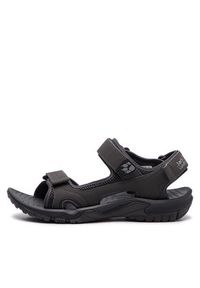 Jack Wolfskin Sandały Lakewood Cruise Sandal M 409011 Szary. Kolor: szary. Materiał: skóra