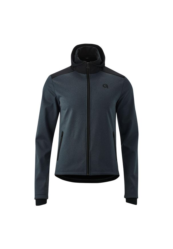 GONSO - Bluza z kapturem Gonso Travo. Typ kołnierza: kaptur. Kolor: szary. Materiał: softshell. Sport: kolarstwo