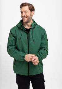 Volcano - Kurtka przeciwdeszczowa J-KENZI. Okazja: na co dzień. Kolor: zielony. Styl: klasyczny, casual #1