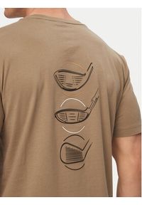 BOSS T-Shirt Birdie 50559387 Khaki Regular Fit. Kolor: brązowy. Materiał: bawełna #2