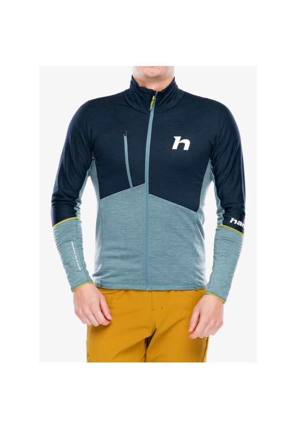 Bluza rozpinana męska Hannah Niro. Kolor: zielony