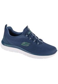skechers - Buty do chodzenia męskie Skechers Summits Tallo. Kolor: niebieski. Materiał: materiał, syntetyk. Szerokość cholewki: normalna. Sport: turystyka piesza