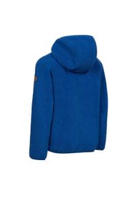 TRESPASS - Bluza Polarowa Dziecięca Minally. Kolor: niebieski. Materiał: polar. Sezon: zima. Sport: turystyka piesza