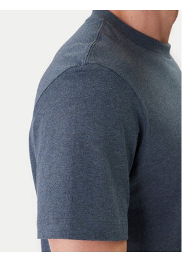 Calvin Klein Jeans T-Shirt LV04RB862G Granatowy Regular Fit. Kolor: niebieski. Materiał: bawełna