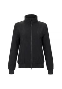 EQUESTRIAN QUEEN - Kurtka jeździecka damska Equestrian Queen Adalynn zasuwana. Kolor: czarny. Materiał: poliester. Sport: jeździectwo #1