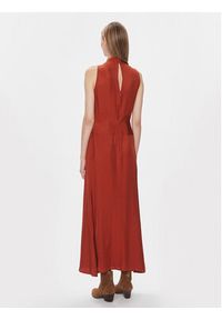 IVY & OAK - IVY OAK Sukienka codzienna IO117601 Czerwony Regular Fit. Okazja: na co dzień. Kolor: czerwony. Materiał: wiskoza. Typ sukienki: proste. Styl: casual #3