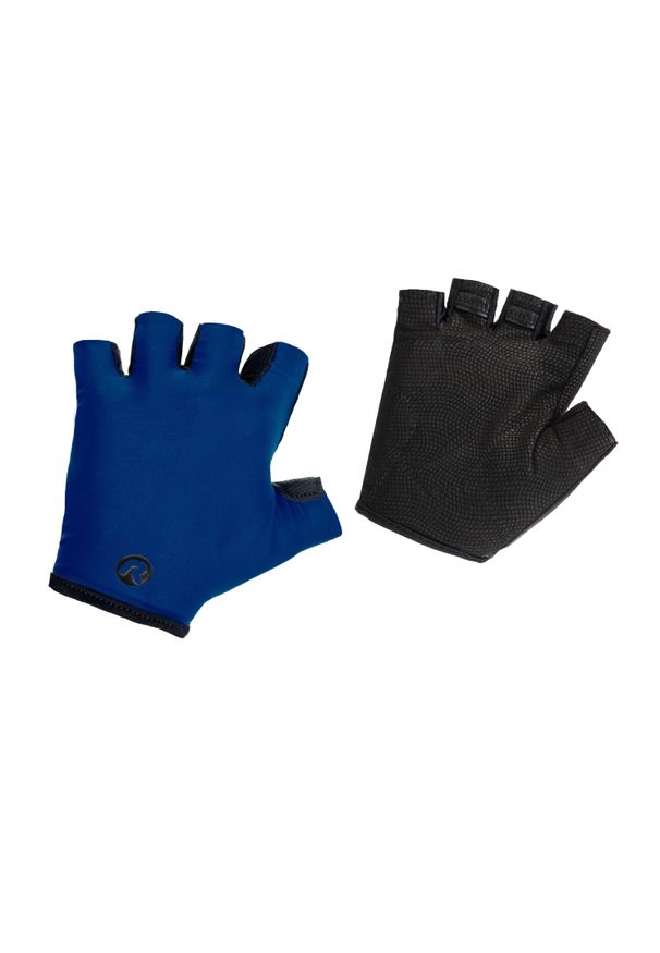 ROGELLI - Rękawiczki rowerowe męskie Rogelli Solid. Kolor: niebieski. Sport: kolarstwo