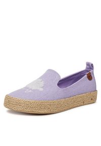 Roxy Espadryle CSS20547-02 Fioletowy. Kolor: fioletowy. Materiał: materiał #7